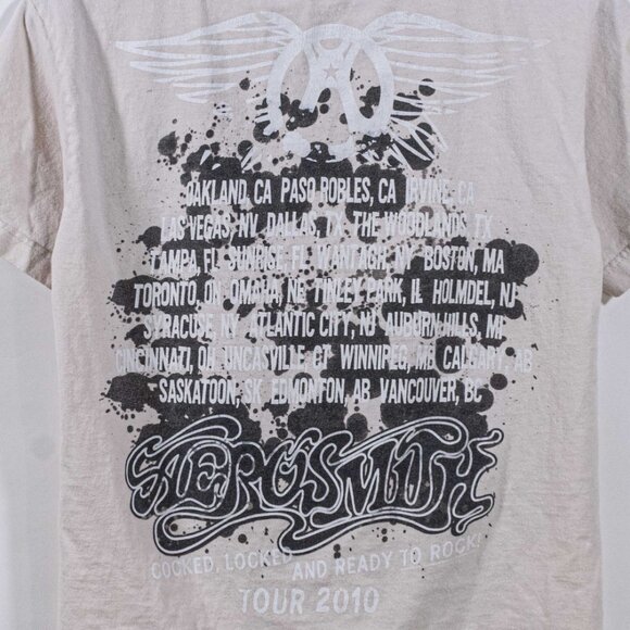 Aerosmith Bigger Badder Faster Tour T-Shirt Small Band Music Rock - Picture 5 of 10